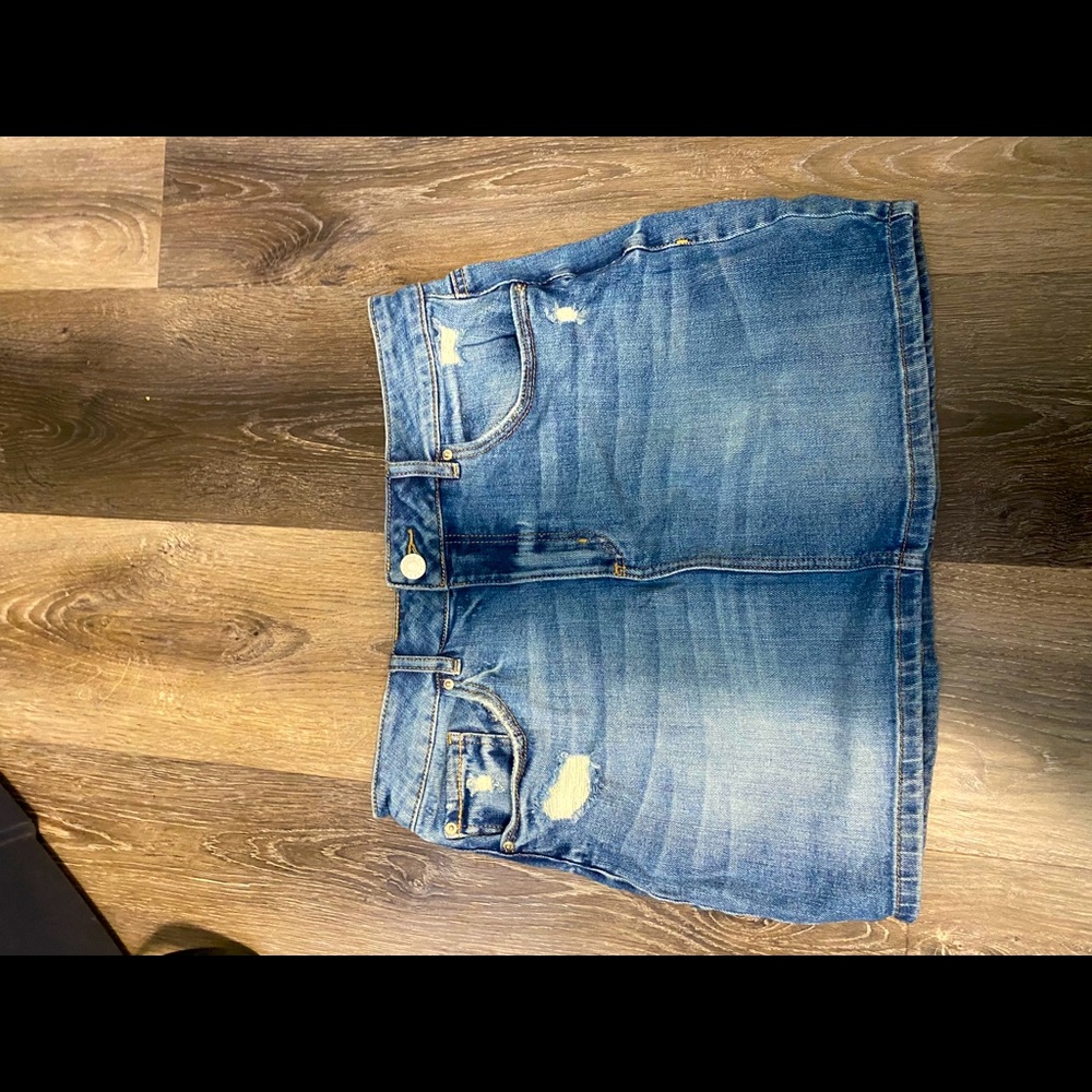 Garage Jean Skirt
